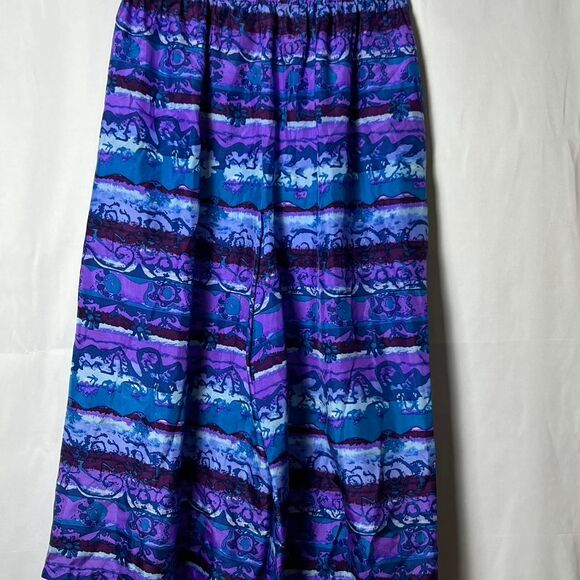 Vintage Carole Little 100% Silk Two Piece Set size 8 Medium - Picture 5 of 8